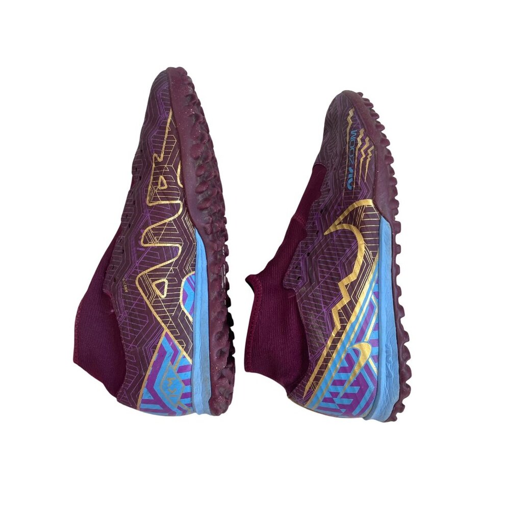 Nike Zoom Mercurial Superfly 9 Academy KM TF Turf Soccer Shoes Men's 7 Beetroot - Picture 6 of 9